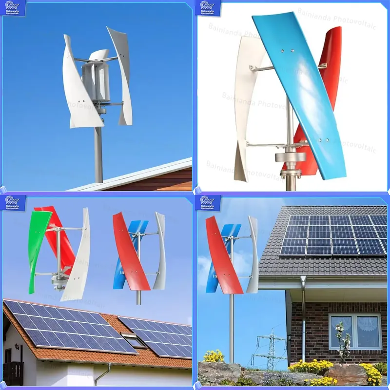 Renewable Energy Generation - Generatore Eolico Solare Ibrido 5KW ad