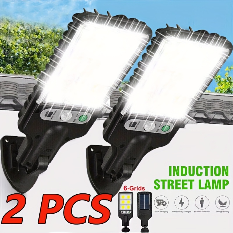 Solar Street Light Led - Lampione Solare da Esterno a 3