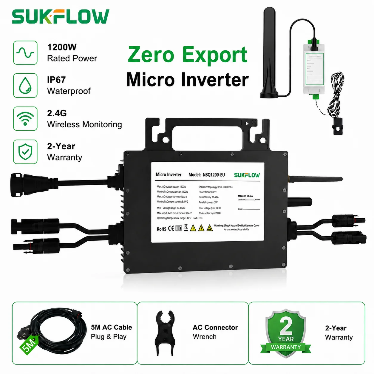Microinverter Grid-Tie SUKFLOW - Solar Pump Controller recensione e prezzo