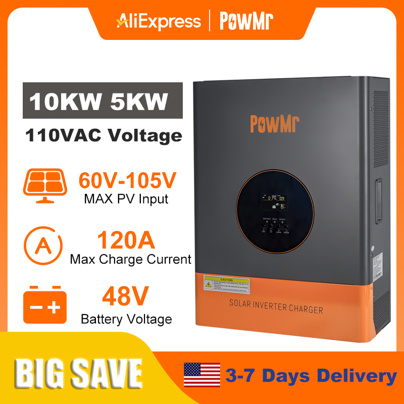 PowMr Inverter Bifase 10KW 5KW - Solar Pump Controller recensione e prezzo
